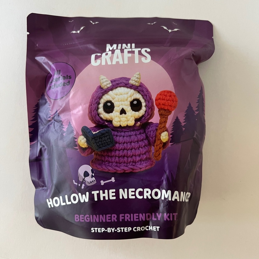 Mini Crafts Hollow The Necromancer Beginner Friendly step by step Crochet NIP